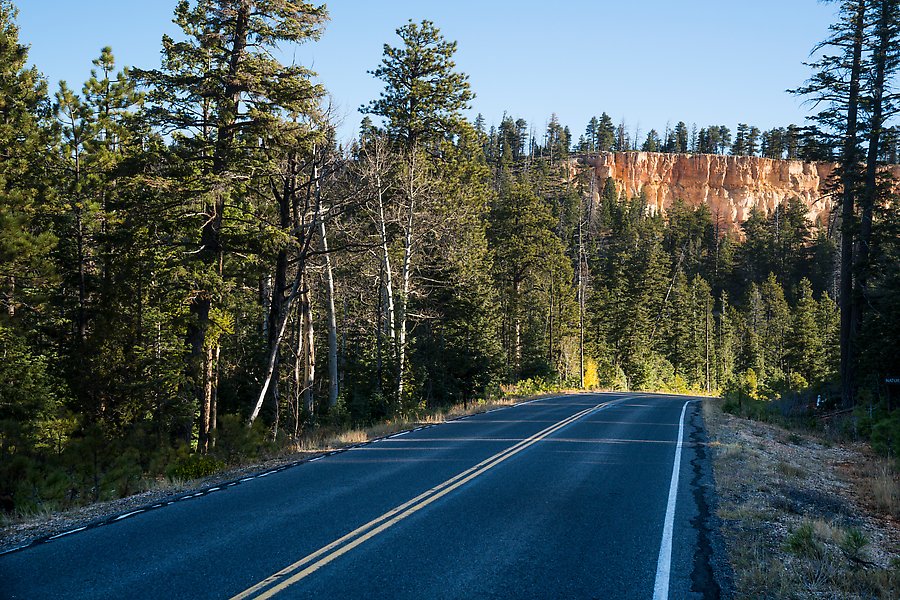 Park Road. Bryce Canyon National Park.  ()