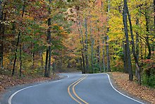 West Mountain Road. Hot Springs National Park.  ( )