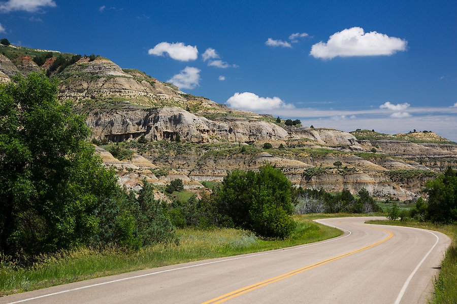 Scenic Drive, North Unit. Theodore Roosevelt National Park.  ()