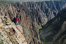 Pulpit rock overlook. Black Canyon of the Gunnison National Park.  ( )