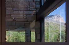 Mountain, visitor center. Guadalupe Mountains National Park.  ( )