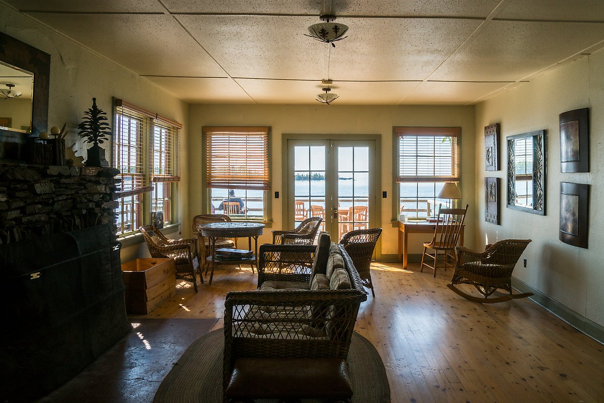 Rock Harbor Lodge, Isle Royale National Park.  ()