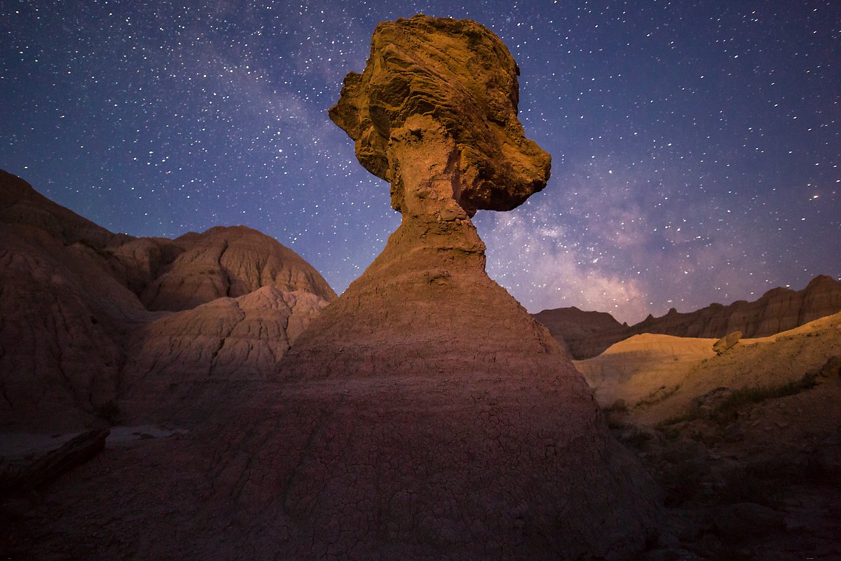 Badlands National Park.  ()