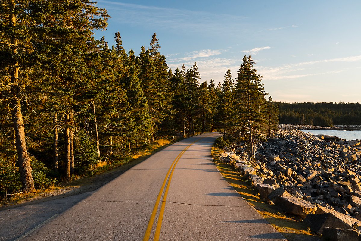 Schoodic Peninsula Loop Road. Acadia National Park.  ()
