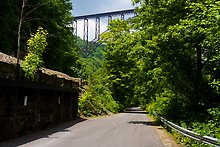 Fayette Station Road. New River Gorge National Park.  ( )