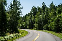 Mead Woods Road. Voyageurs National Park.  ( )