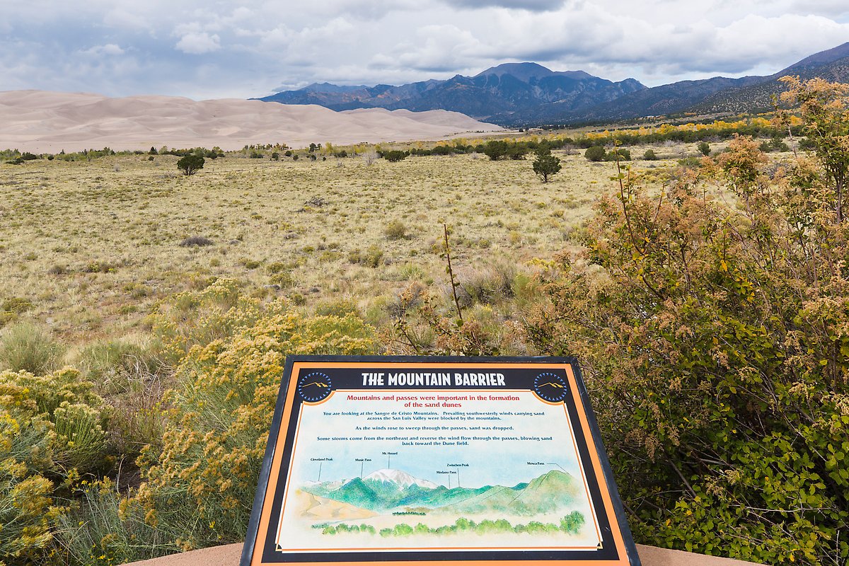 Dune field. Great Sand Dunes National Park.  ()