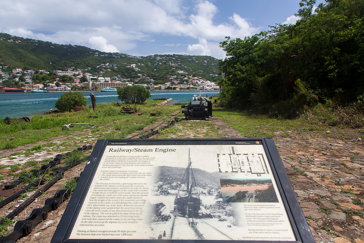 Hassel Island. Virgin Islands National Park.  ()