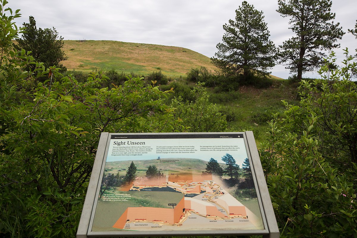 Sight Unseen hills. Wind Cave National Park.  ()