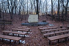 Dunewood Campground. Indiana Dunes National Park.  ( )