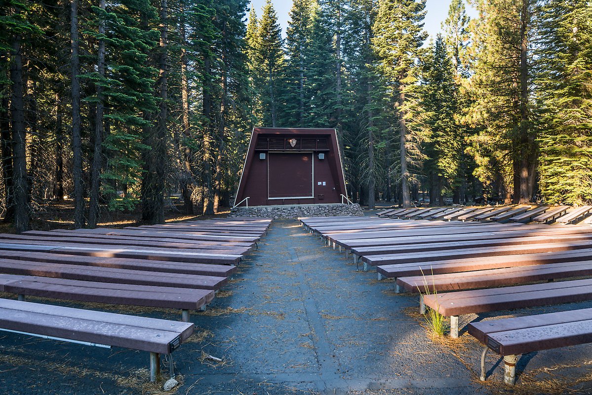 Manzanita Lake Campground. Lassen Volcanic National Park.  ()
