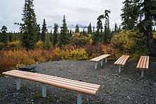 Kendesnii campground. Wrangell-St Elias National Park.  ( )