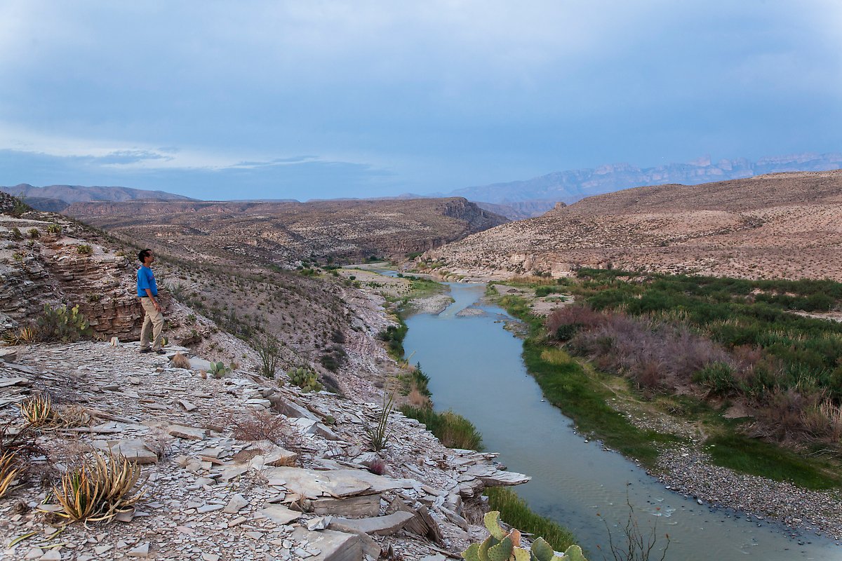 Rio Grande River. Big Bend National Park.  ()