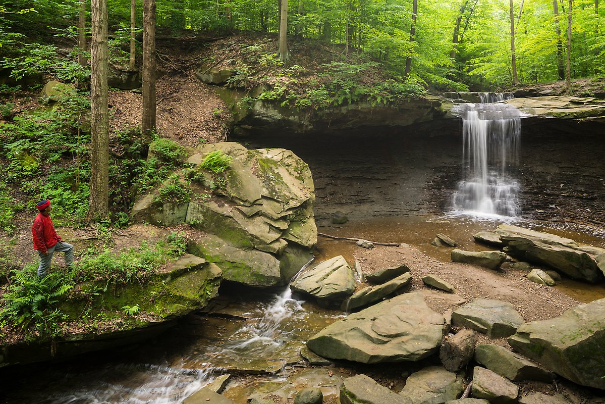 Blue Hen Falls. Cuyahoga Valley National Park.  ()