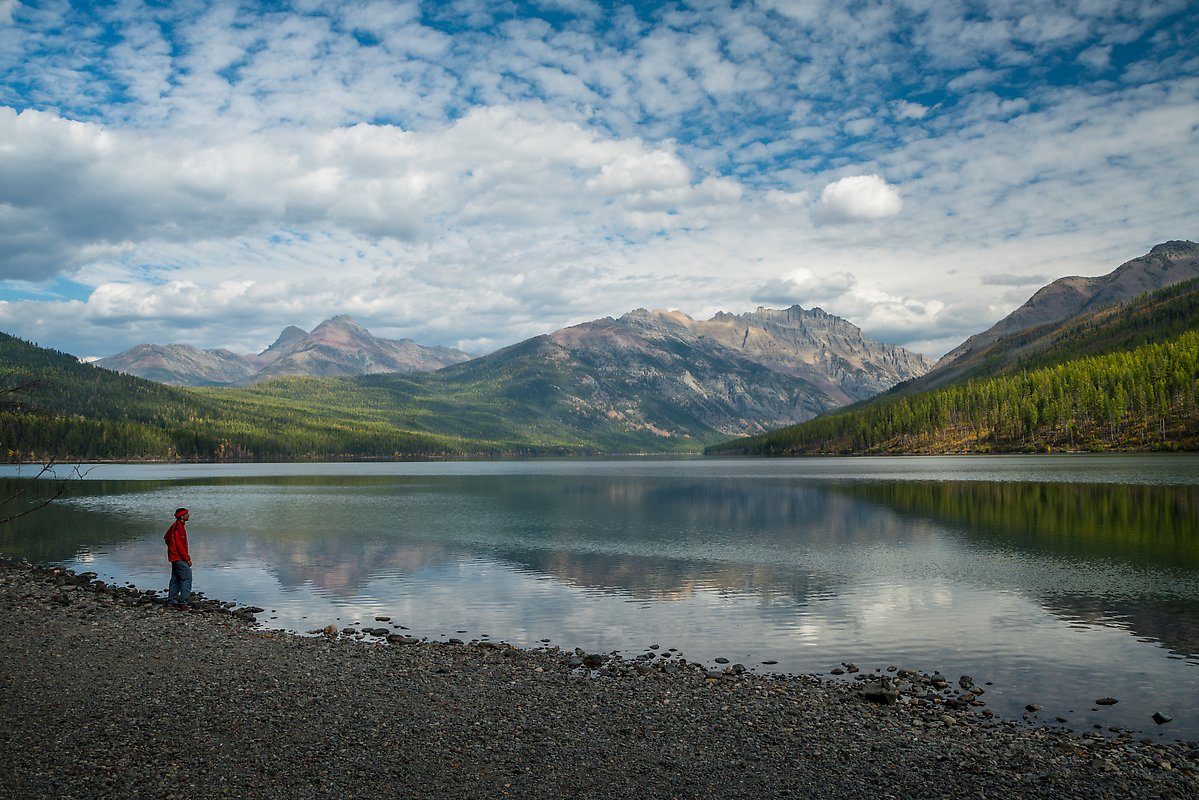 Kintla Lake. Glacier National Park.  ()