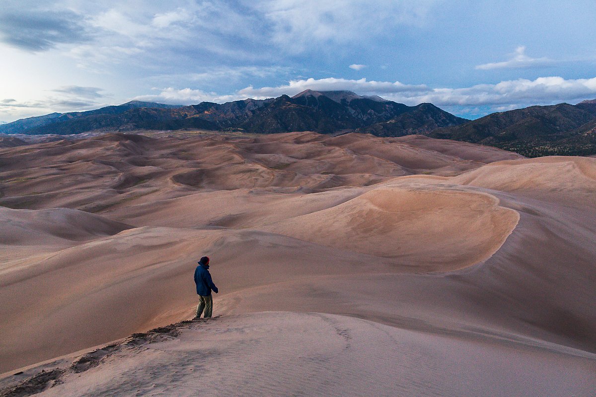 Dune field. Great Sand Dunes National Park.  ()