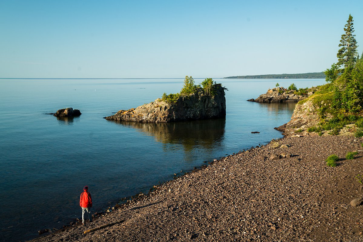 Mott Island. Isle Royale National Park.  ()
