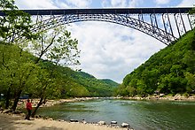 New River Gorge Bridge. New River Gorge National Park.  ( )