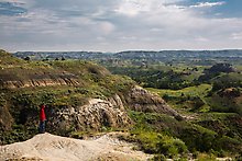 North Dakota Badlands Overlook. Theodore Roosevelt National Park.  ( )