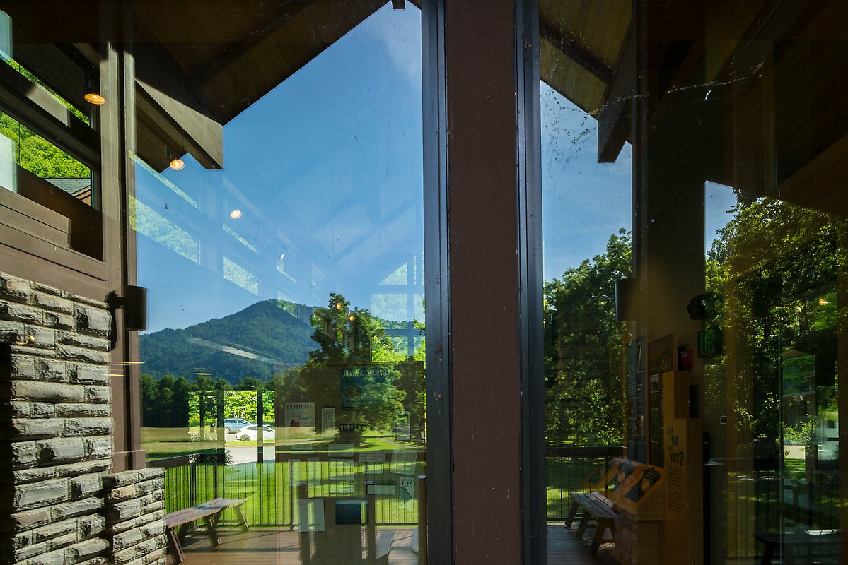 Meadow, Oconaluftee Visitor Center. Great Smoky Mountains National Park.  ()